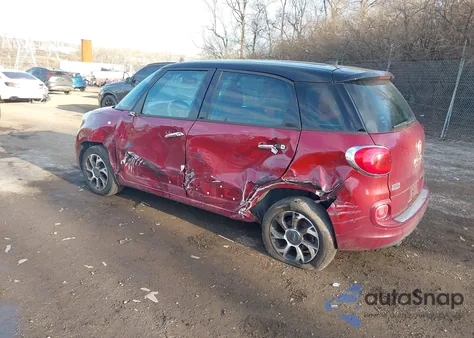 2014 Fiat 500L Easy из США, поврежденный, VIN ZFBCFABH0EZ005399